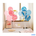 7 Tubes Balloons Holder Column Stand Balloon Stand Kit,Reusable Clear Balloon Holder(7 Balloon Sticks,7 Balloon Cups,1 Balloon Base) Makes Balloons Float Without Helium. for Table, Floor, Centerpiece with Base. 