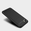 【Miga Plaza】 Back Cover For LG Q6 / Q6 Plus Soft Silicone TPU Phone Case Carbon Fiber Texture Brushed Shell Anti-knock Full Protection Casing. 