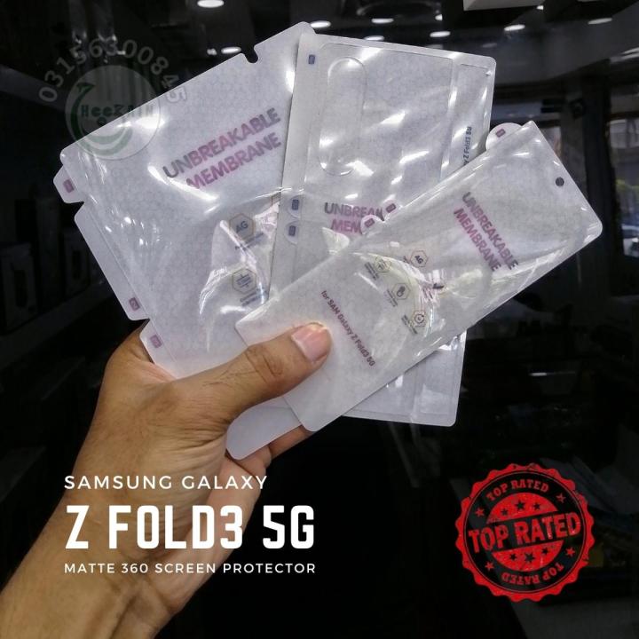Best Samsung Galaxy Z Fold3 5G Matte 360 Screen Protector