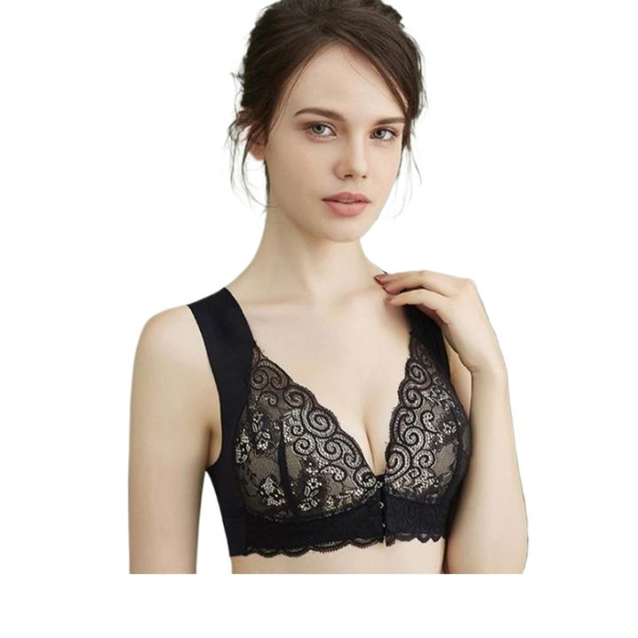 Front Closure Plus Size Bras Lingerie Underwear For Women up Push Bra