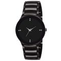 Classic Black Chain Strap Stainless Steel Wrist Watch For Men / Decent SB FIT Chain Formal Watches For Boys and girls. 