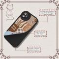 funny heat dissipation Phone Case For Xiaomi14 Pro anti-fall airbag texture soft case youth imitation leather Cartoon. 
