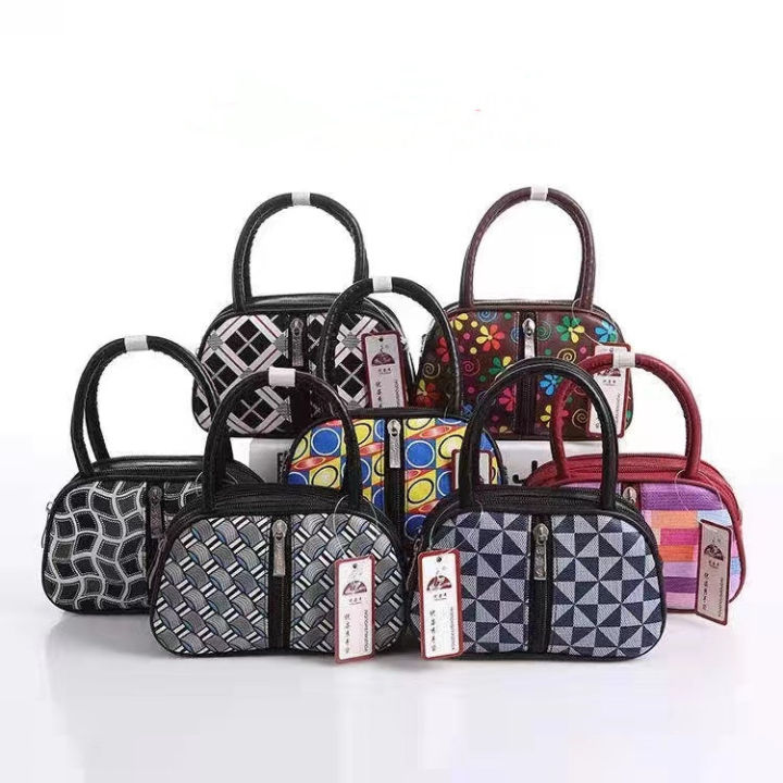 10 Dollar Shop Handheld Ladies Coin Purse Large, Medium and Small Multi Style Zipper Wallet Old Lady Hand Bag Ten Dollar Shop