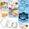 Pack of 12 Stainless Steel Cookies Cutter Set/Fruit & Vegetable Shape Cutter for Decoration. 