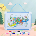Small Whiteboard Can Be Wiped Children'S Painting Graffiti Office Notes Dry Erase Message Board Blue. 