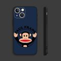 P-Paul F-Frank Big Mouth Monkey Phone Case For iPhone 15,14,13,12,11 Plus,Pro,Max,XR,XS,X,7,8 Plus,SE,Mini Silicone Soft. 