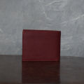 Jahasma Men's Baseline Leather Canvas Wallet with Attached Flip Pocket. 