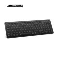 OMOTON Rechargeable Bluetooth Keyboard for MacOS and Windows, Wireless Keyboard for MacBook/MacBook Air/MacBook Pro/iMac/iMac Pro/Mac Pro and Laptop, QWERTZ DE Layout, Business Style, Black. 