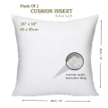 Relaxsit Cushion Filling case Cushion insert Sofa Couch Inner Cushion 100% Pure Polyester Ball Fibre / Spiral Fill cotton fabric multiple size options. 
