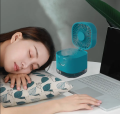 Smiley Fan Humidifier, Mini Desktop Humidifier Spray Fan, USB Cube Folding Fan, Portable Mini Fan Humidifier, Magic Cube Folding Spray Fan, Air Cooled Folding Humidifier. 