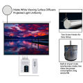 Hitech-Vision Electric Projector Screen - Matt White 135" 16:9  (9.9 ft x 5.7 ft). 