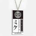 Anime Kakegurui Compulsive Gambler Necklace Jabami Yumeko ID Card Pendant. 