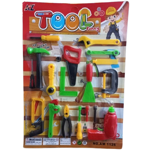 19pcs%20Plastic%20Tools%20Toy%20Set%20For%20Kids%20Pretend%20Playset%20Early%20Education%20-%20Image%203