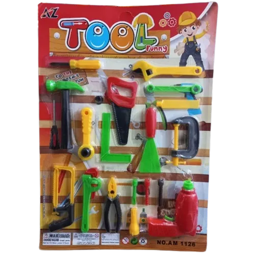 19pcs%20Plastic%20Tools%20Toy%20Set%20For%20Kids%20Pretend%20Playset%20Early%20Education%20-%20Image%203