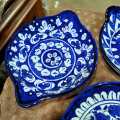 Multani ceramic dish 7x7 inches / Blue pottery / Home decor / handicrafts  / CULTURAL / Vip's Creation. 