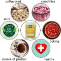 Pea Protein Powder (1lb) by Elo's Premium| 100% Food Grade Organic Pea Protein Powder | Packaged in Canada| Pure & Non-GMO | Excellent Source of Protein, Iron, Amino Acids, and More. 