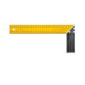 L Shape Measuring Scale Ruler Gunya - Measuring Tool - L Shape Ruler For Measurement - 12 inches. 
