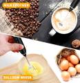 2 in 1 Electric Rechargeable Coffee Beater & Milk Frother. 