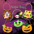 Ornament Props Non-woven Fabric DIY Halloween Candy Bag Bat Pumpkin Bag DIY Trick or Treat Bag Handbag Trick Or Treat Pumpkin Handbag Party. 