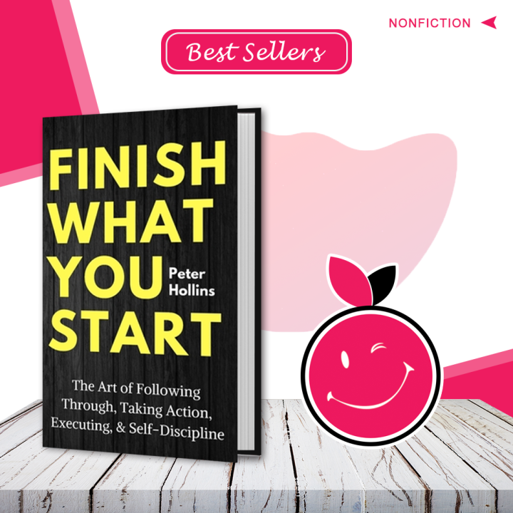 Finish What You Start By Peter Hollins | Best seller books Paperback | Buy Books Online Bookberry | Amazon Bestseller