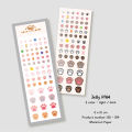 Korean Import Brand BONITO 2 in 1 Kawaii Cat Paw Paper Stickers Scrapbooking Diy Journal Sticker Sheet Aesthetic Deco Gift. 