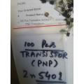 100 Pcs Transistor 2n5401 PNP 5401 Transistors. 