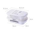 【FUN LIVE】 Japan Fresh-Keeping Box Refrigerator Storage Box Frozen Meat Rice Box Refrigerated Sealed Box. 