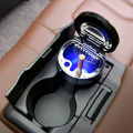 Car Ashtray Universal - Quartz Watch Car Ashtray with Beautiful LED Lighting - Solid and Durable Product. 