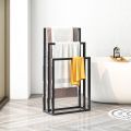 Standing Towel Rack | Industrial Loft Towel Stand | Unique Towel Hanger towel Rail Towel hanging stand 3 Steps STM. 