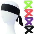 Ninja Headband Tie Sports Sweatband Tennis Running Gym Fitness Basketball Yoga Hair Band Pirate Hat Headwear Men Women Elastic. 