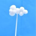 3D Plush Cloud Cake Topper Soft Pompom Cloud Birthday Cake Decoration for Kids L / M / S. 