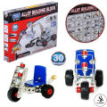 Alloy Mechanics New Special Edition Building Blocks Construction Set - 30 Models Mechanics Tool Vehicles Metal Building Set - 242 Pieces Silver Mechano Building Blocks - Multicolor. 