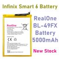 Infinix Smart 6 Battery Replacement RealOne BL-49FX Battery with 5000mAh Capacity By RealOne. 