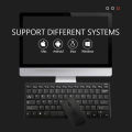 Wireless Keyboard Mouse Mini.2.4G Wireless Keyboard and Mouse Combo, Slim Multi Device Bluetooth Keyboard, Protable Silent Keyboards  for PC Desktop Notebook Laptop. 