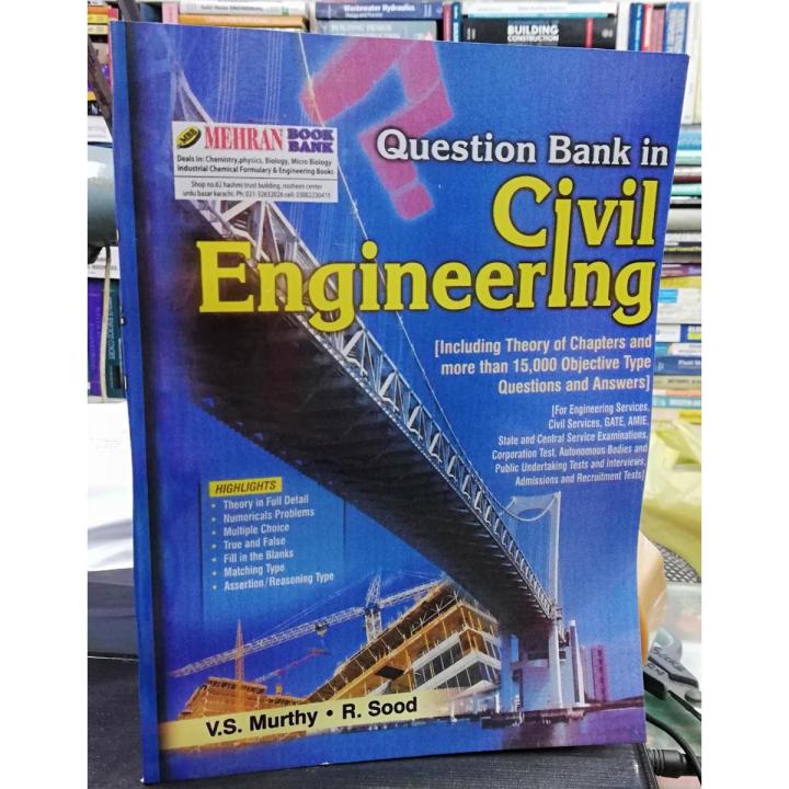 Question Bank in Civil Engineering by Murthy and Sood