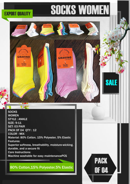 Socks Women 12PCS