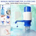 Manual Water Pump Dispenser For 19 liter Water Cans Large - Blue & White( large size). 