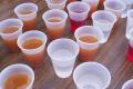 Disposable Drinking Glasses Cups Transparent Plastic - Pack of 100. 