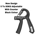 Adjustable Hand Grip Power Exerciser Forearm Wrist Strengthener Gripper With Counter. 