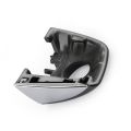 Black Silver Front Left Door Handle Key Hole Cover Cap Trim for -Audi. 