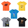 Kidsntees Pack of 5 Kids Summer Suits - Printed T-Shirt + Shorts - Premium Printed T-shirts For Teen Boys & Girls - High Quality T-shirts For Toddler Boys & Girls - 100% Cotton, High-Quality DTF Prints, Ages 6 Months to 12 Years, Free Delivery. 
