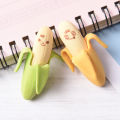 2PCS/set Cute Banana Eraser Office School Eraser School Gift Stationery Supplies. 