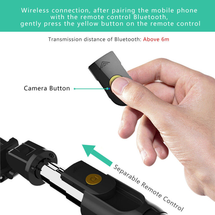 Wireless%204%20in%201%20Selfie%20Stick%20Tripod%20Stand%20With%20Light,%20Selfie%20Stick%20With%20Mobile%20Holder%20With%20Remote%20Bluetooth%20Selfie%20Stick%20Tripod%20Stand%20Selfie%20Stick%20With%20Bluetooth%20Shutter%20Button%20foldable%20Extendable%2070CM%20-%20Image%208