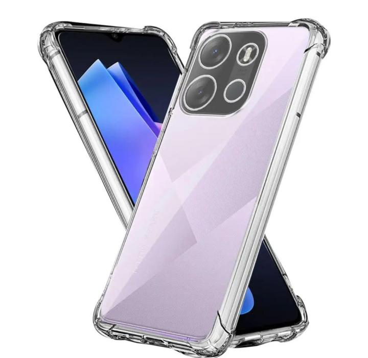 Tecno Spark Go 2023 4G Back Cover Transparent Soft Bumper Clear Back Case Imported