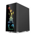 Redragon Steeljaw GC-608 Pro Tempered Glass Gaming PC Case with RGB backlighting SYNC Support up to ATX Motherboards USB 3.0. 