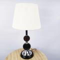 Pair of Solid Wood Bedroom Table Lamp - TTL3 - Brown. 