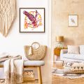 Dragon Stencil Template – 8.3x11.7 Inch Reusable Oriental Dragon Head Stencil for Painting Wall, Furniture & Home Decor | DIY Asian Pattern – Custom Size Available – Aizal Collection. 