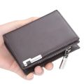 Balebaily Short Zipper High Quality Pu Leather Wallet Coin Purse. 
