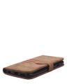 Flip Case For Samsung Galaxy S4  - Brown. 