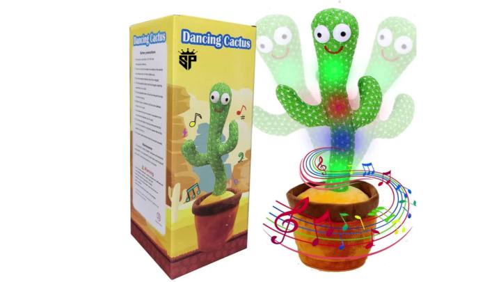 Dancing%20Cactus%20Toys%20for%20Kids%20Educational%20Plush%20Baby%20Toy%20Talking%20&%20Singing%20Electronic%20Pets%20for%206%20to%2012%20Months%20Toddler%20Repeats%20What%20You%20Say%20Voice%20Recorder%20Musical%20Toys%20with%20120%20Songs%20-%20Image%202